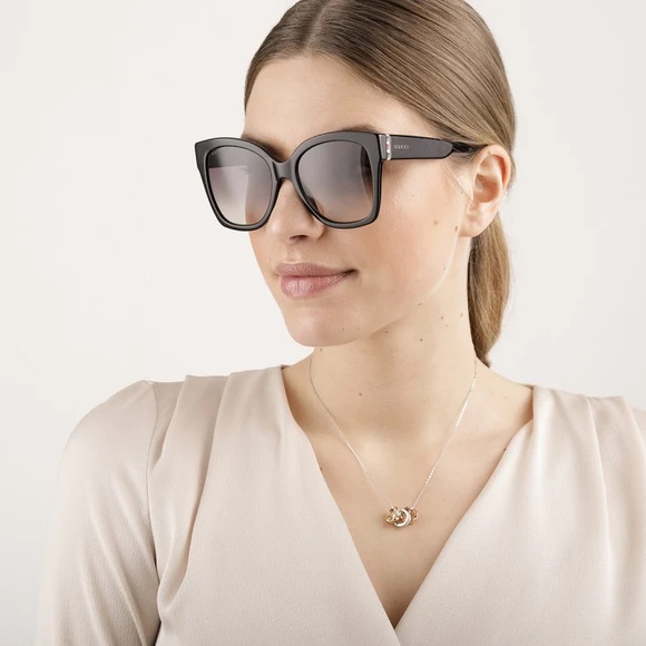 New 💯Authentic- GUCCI WOMEN'S GG0459S 54MM SUNGLASSES - Picture 1 of 13